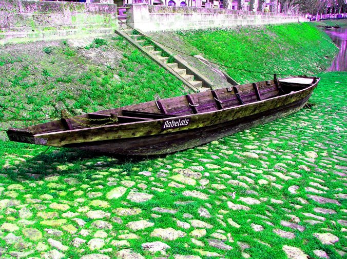 Chinon after drinking with Rabelais.