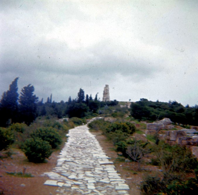 Long walk to the Acropolis.