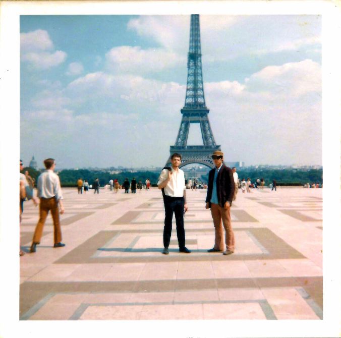 Le Tour Eiffel with Keith. 13th July 1969.