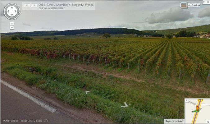 The D974 at Gevrey-Chambertin, Burgundy - 1