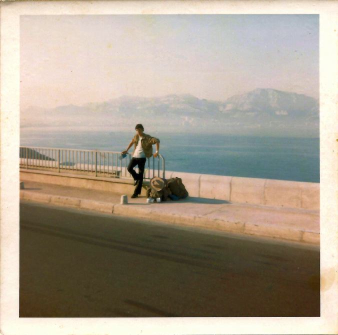 Pete, as we approach La Plage, Marseille, on what is now Corniche du Président John F Kennedy, Marseille. 7 a.m. 18th July 1969.