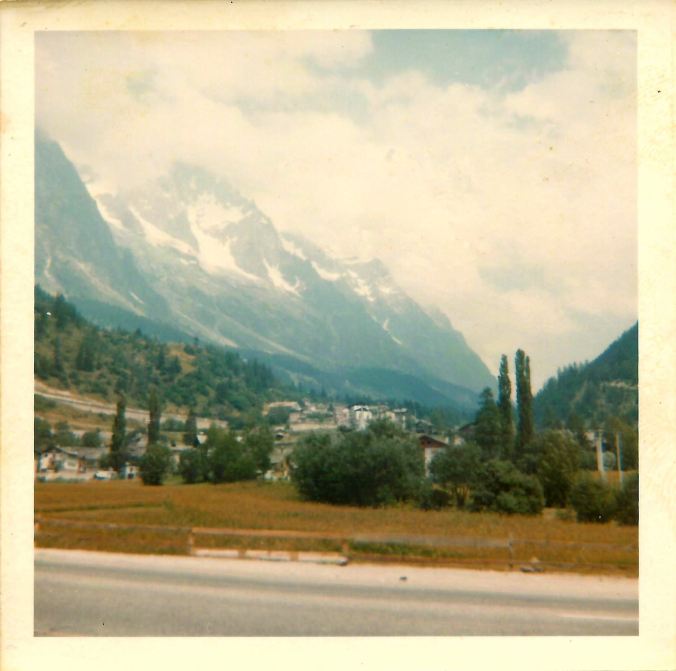 Mont Blanc from Italy - 1. 23rd July 1969.