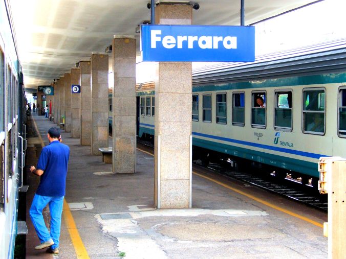 Singing The Blues “I’m on platform 3. No, I don’t know which station.” “I think you’ll find it’s Stazione di Ferrara, Piazzale della Stazione, 28, 44122 Ferrara FE, Italy.” “Grazie.” https://witness.theguardian.com/assignment/54f71d23e4b041160571f72b/1513309
