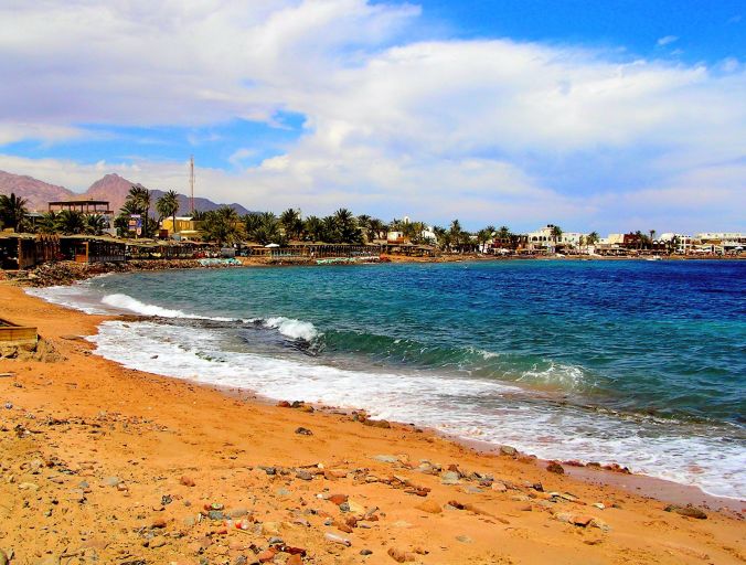 A Walk South Along The Beach In Dahab, Egypt. Dahab is the Egyptian Arabic word for gold and may be a reference to the colour of the sands to the south of the town itself. https://witness.theguardian.com/assignment/55afb147e4b0571ff3516306/1652715